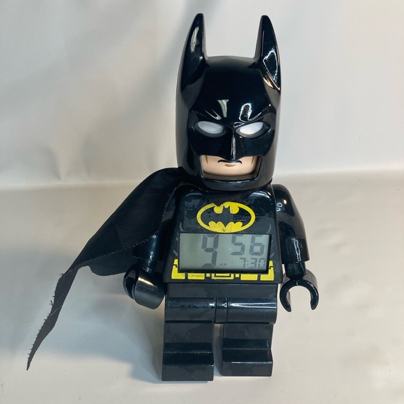 LEGO Batman Figure DC Comics Alarm Clock Digital Poseable Works Collectible - Picture 1 of 3